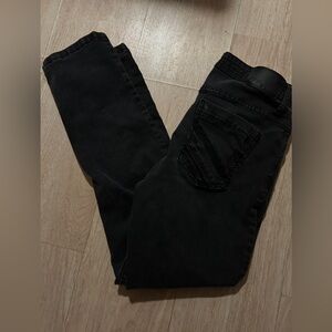 Artful Rebel Mens 34x30 Black Slim Skinny Fit Skater Grunge Y2K Denim Jean Pant